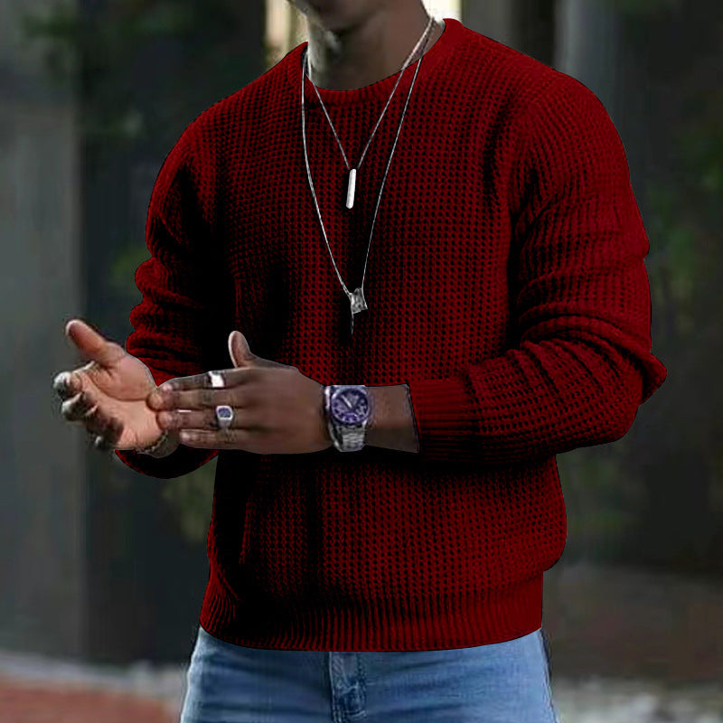 ✨2026 Collection at 50% OFF & FREE SHIPPING✈️JMIERR Men's Crewneck Sweater Soft Casual Sweaters Classic Long Sleeve Pullover Sweaters with Ribbing Edge