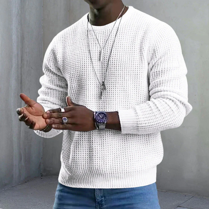 ✨2026 Collection at 50% OFF & FREE SHIPPING✈️JMIERR Men's Crewneck Sweater Soft Casual Sweaters Classic Long Sleeve Pullover Sweaters with Ribbing Edge